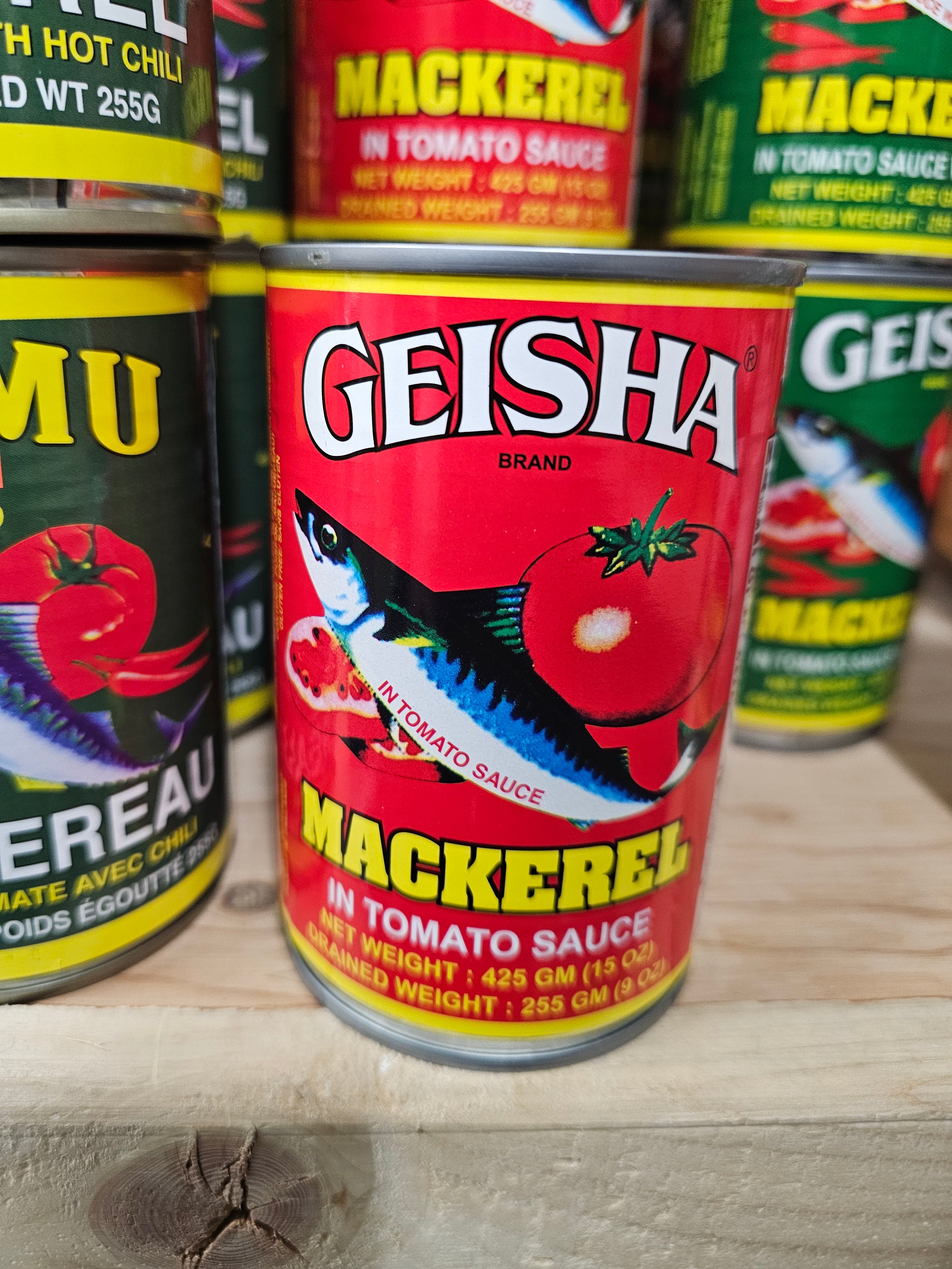 Geisha Mackerel in Tomato Sauce 425g