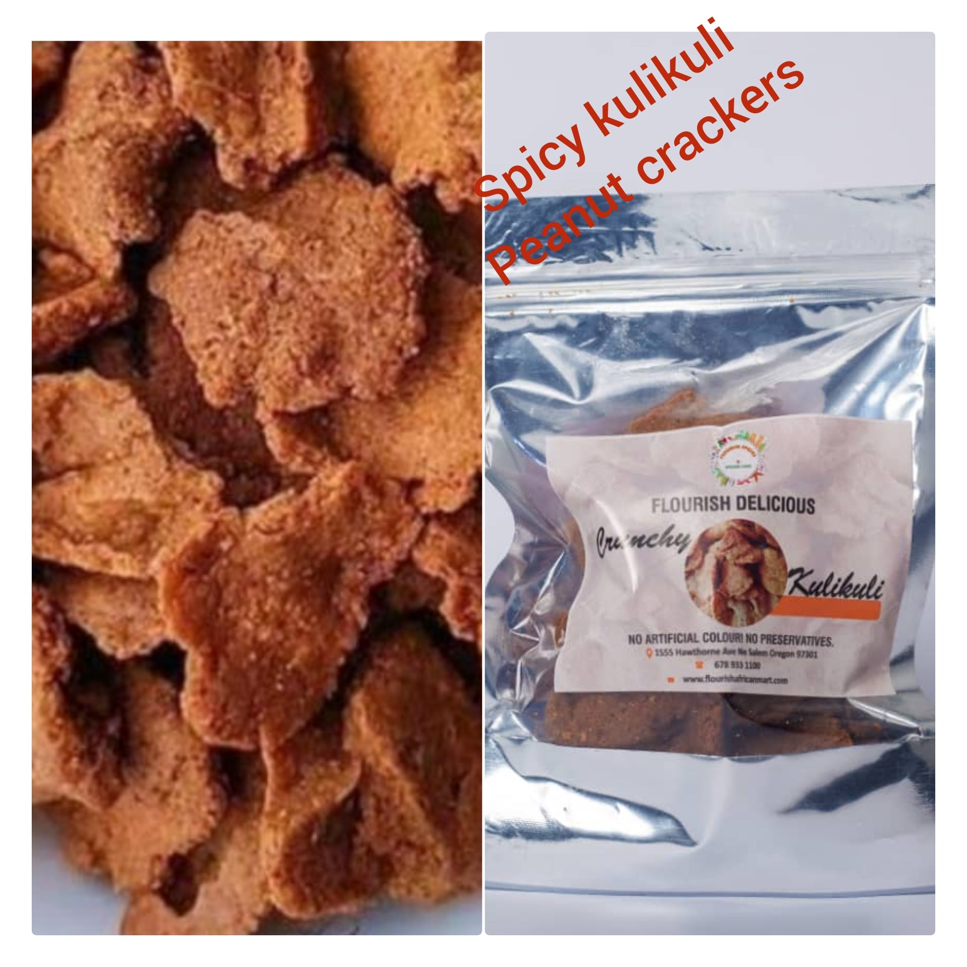 Spicy kulikuli( peanut crackers)